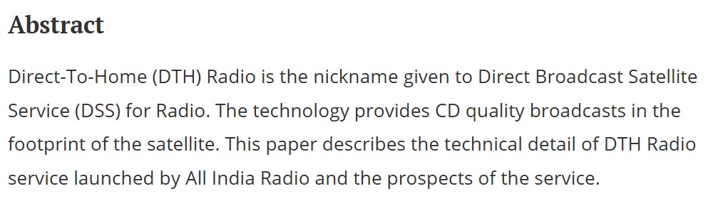  Broadcasting in 2020