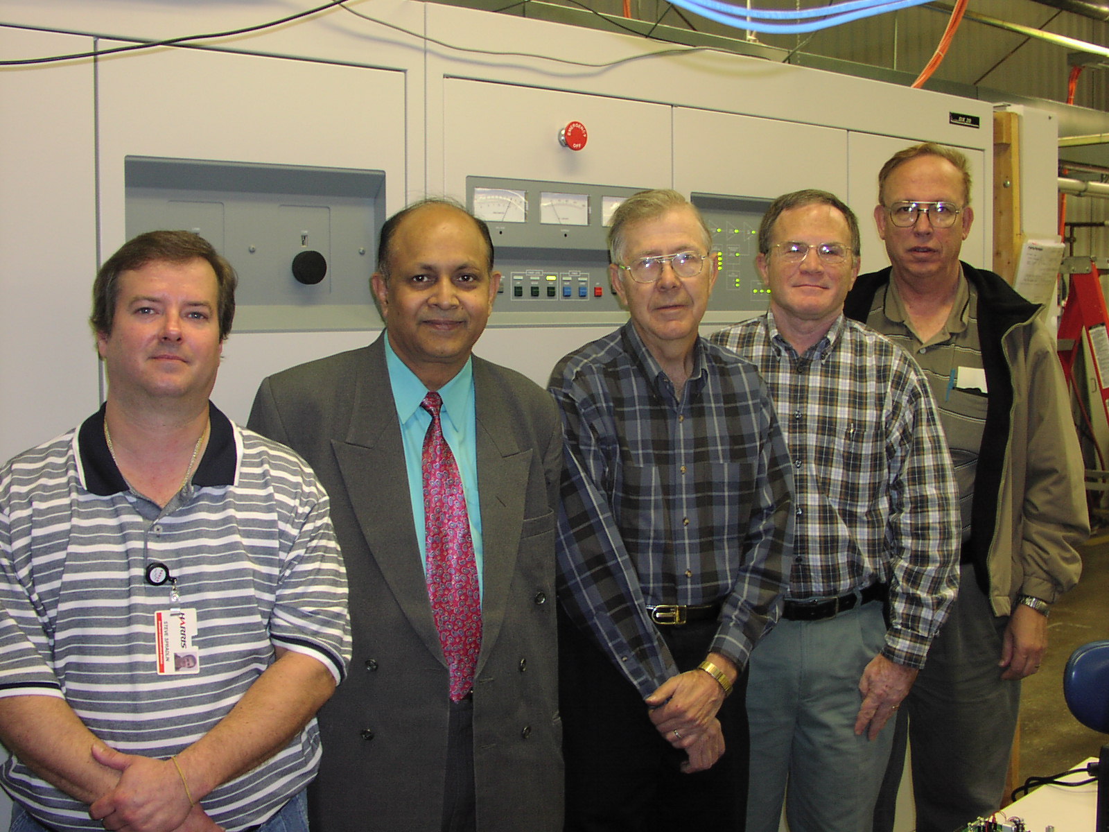Inspecting Broadcast Transmitter at Harris, USA